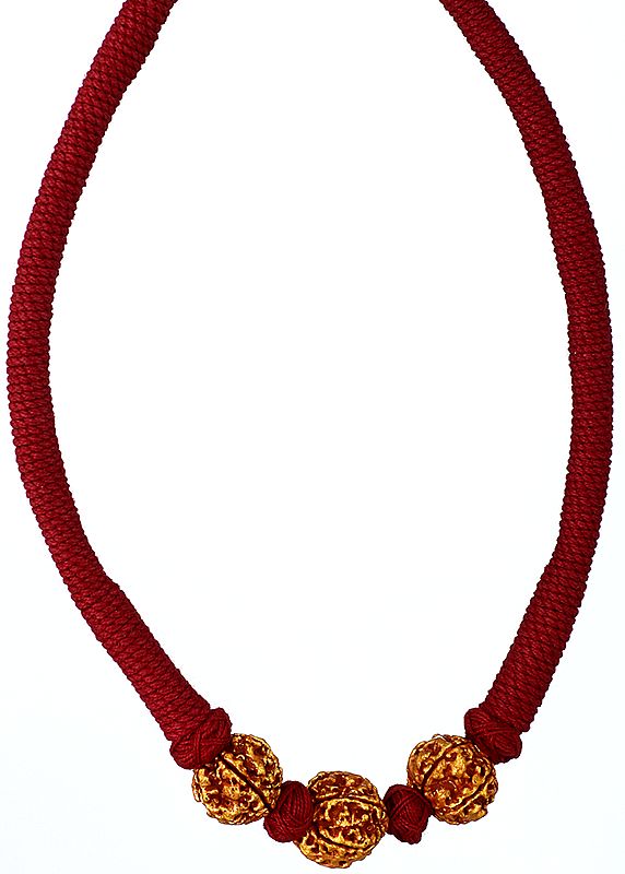 Rudraksha Necklace with Cord