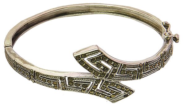 Serpentine Bracelet with Marcasite