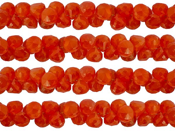 Faceted Carnelian Onions