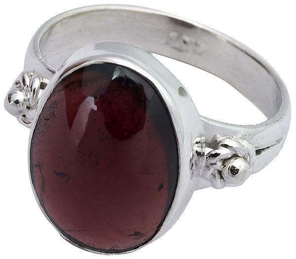 Garnet Oval Ring