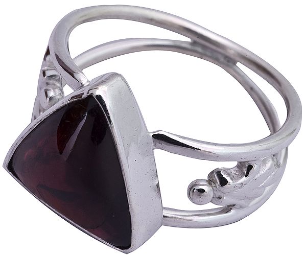 Garnet Rectangular Ring