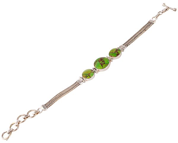 Green Mohave Turquoise Bracelet
