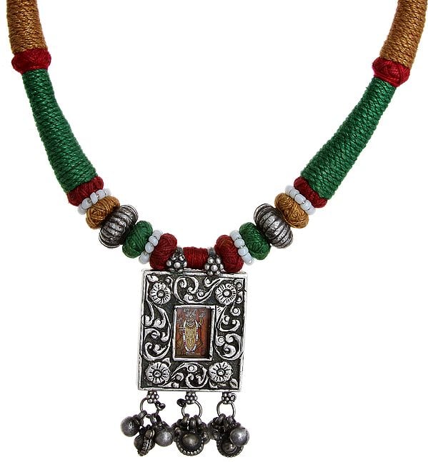 Lord Krishna (Shrinathaji) Cord Necklace
