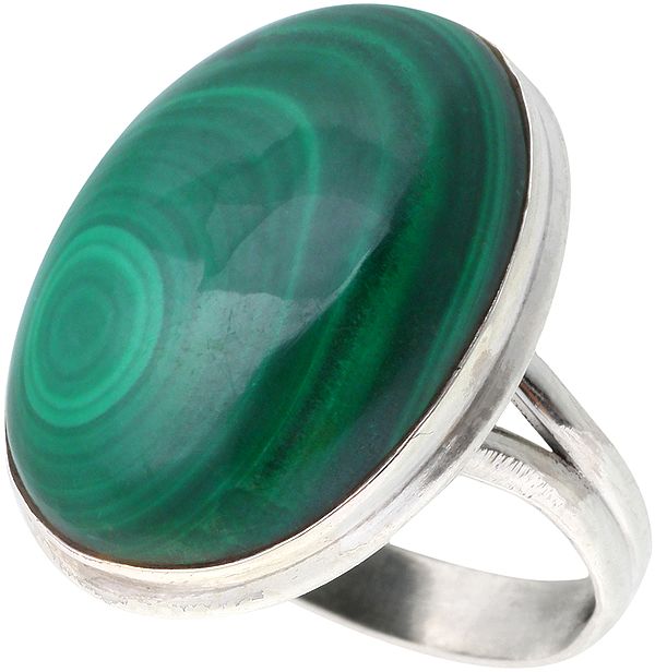 Malachite Oval Ring