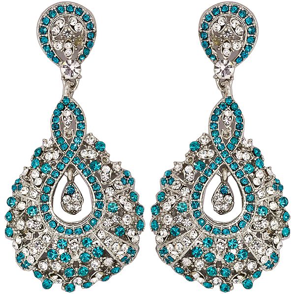 Light-Blue Designer Earrings