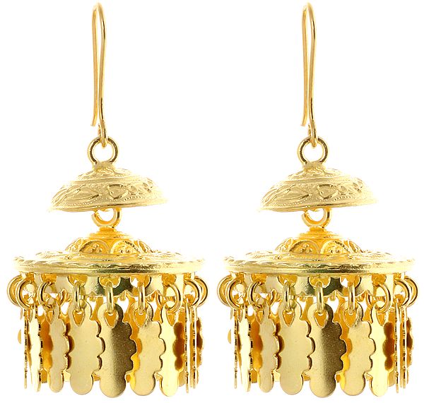 Sterling Gold Plated Umbrella Chandeliers