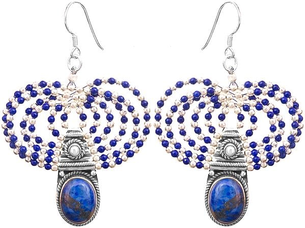 Lapis Lazuli Designer Earrings