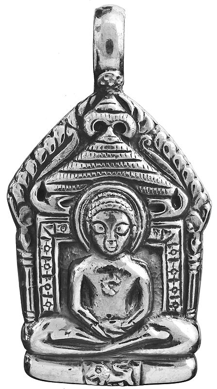 Sterling Jain Tirthankara Mahavira Pendant