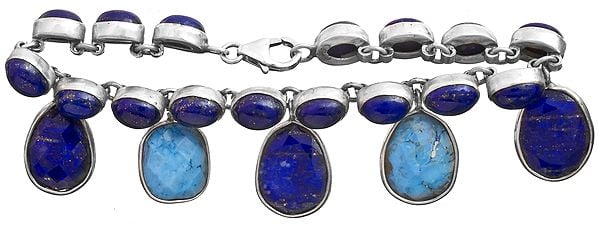 Lapis Lazuli Bracelet with Turquoise