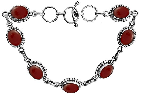 Sterling Bracelet with Gems