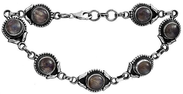 Sterling Bracelet with Gems