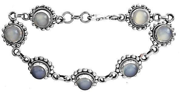 Sterling Bracelet with Gems