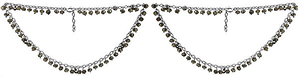 Sterling Anklets with Gems (Price Per Pair)