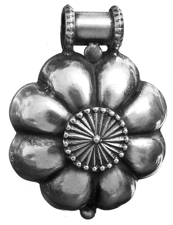 Sterling Sunflower Pendant