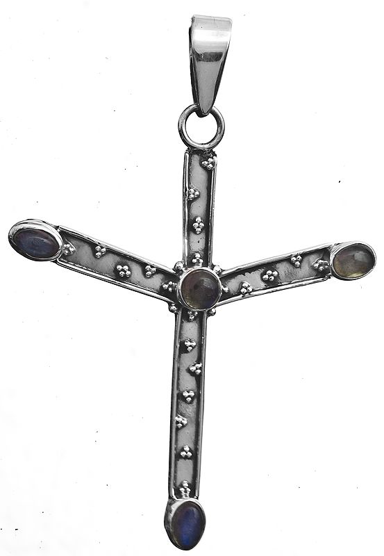 Labradorite Cross Pendant