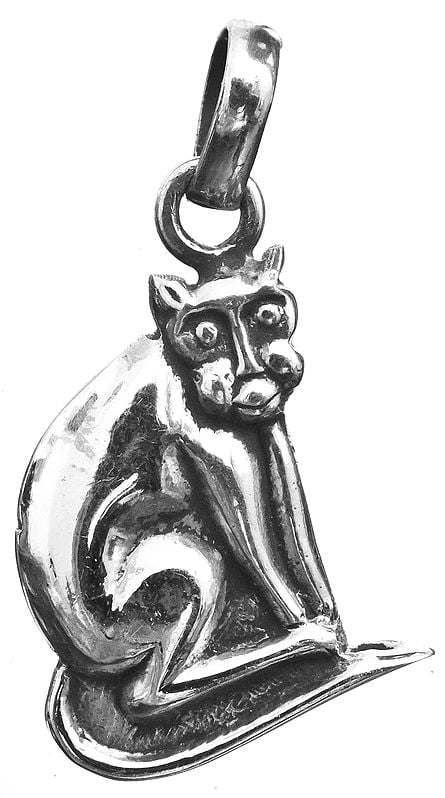 Sterling Cat Pendant