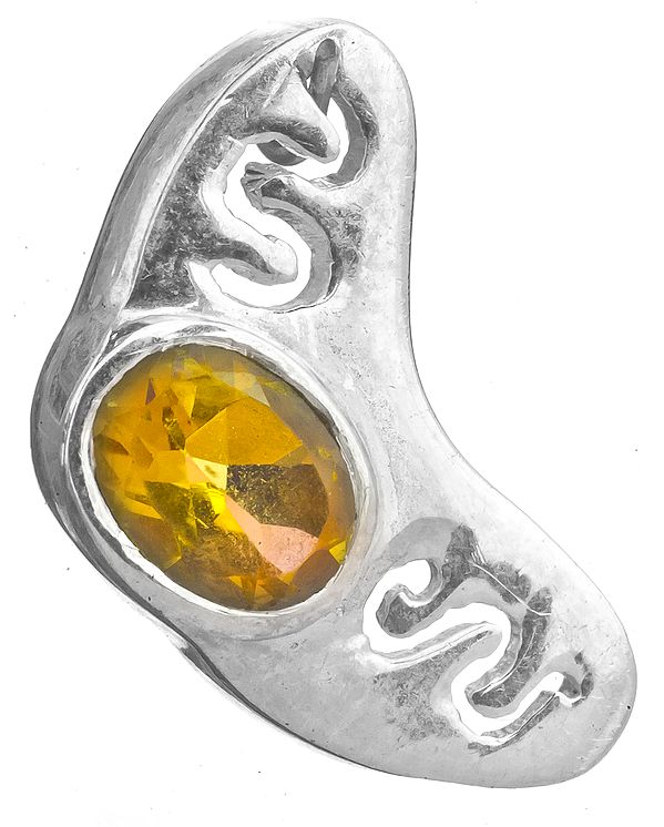 Faceted Citrine Small Pendant