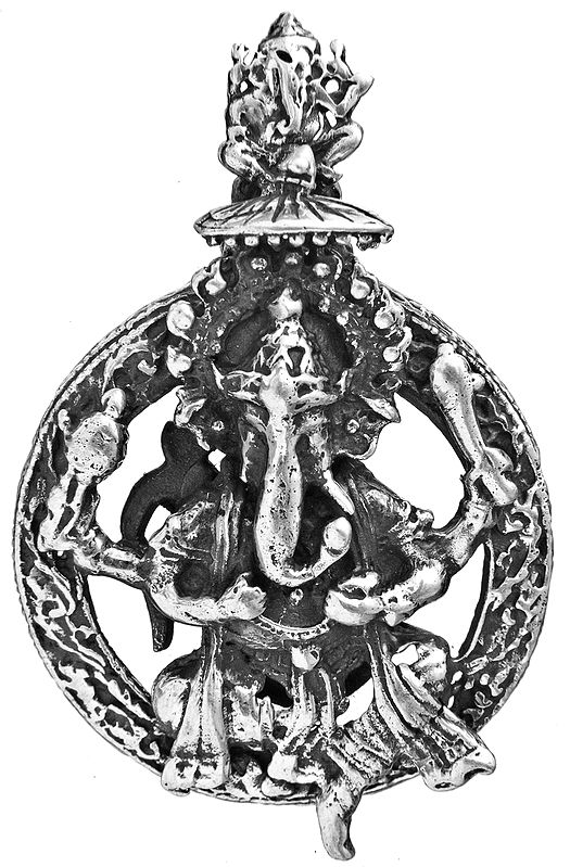 Twin Ganesha Pendant