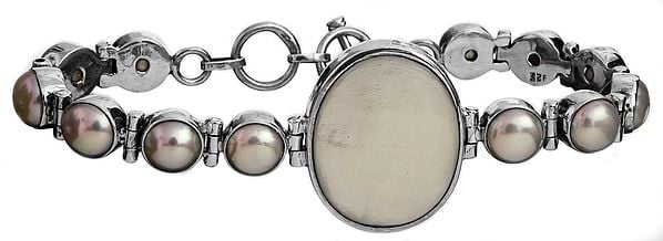 MOP Bracelet with Pearl
