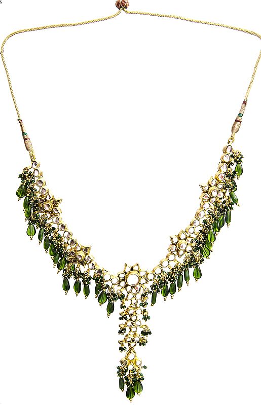 Green-Color Beaded Necklace