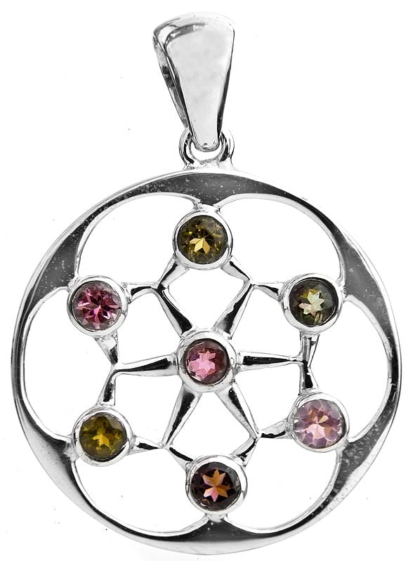 Faceted Tourmaline Pendant