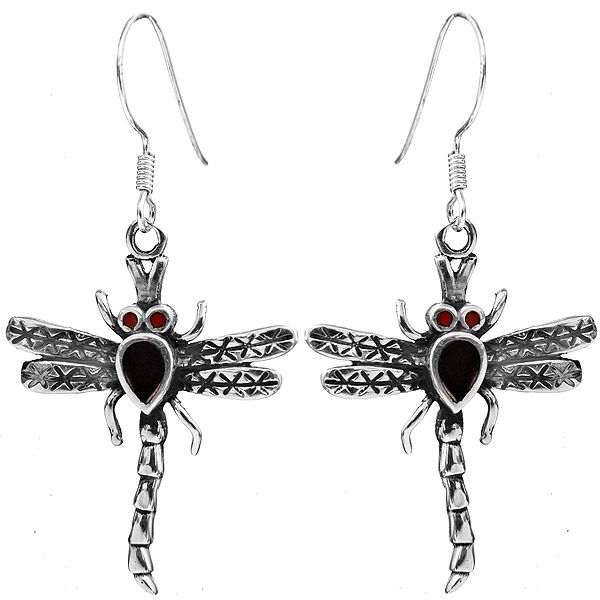 Dragonfly Inlay Earrings