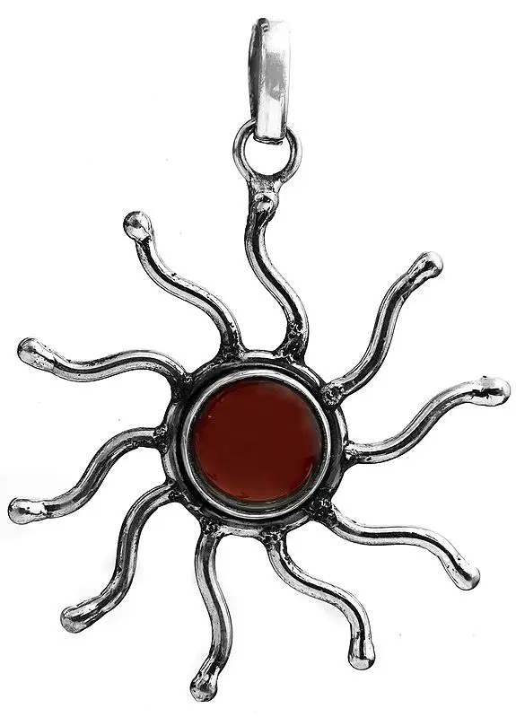 Carnelian Surya Pendant