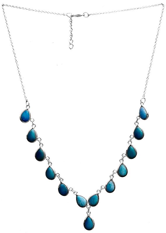 Turquoise-Drops Necklace