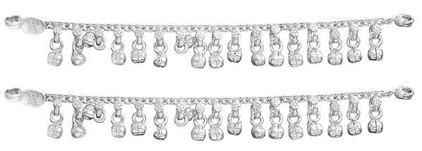 Children Anklets with Ghungroo Bells (Price Per Pair)