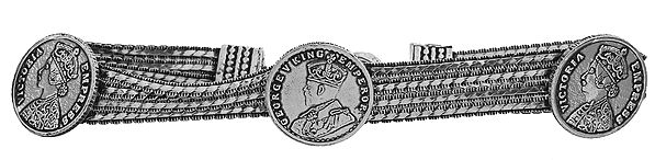 Victoria and George V Coins Bracelet