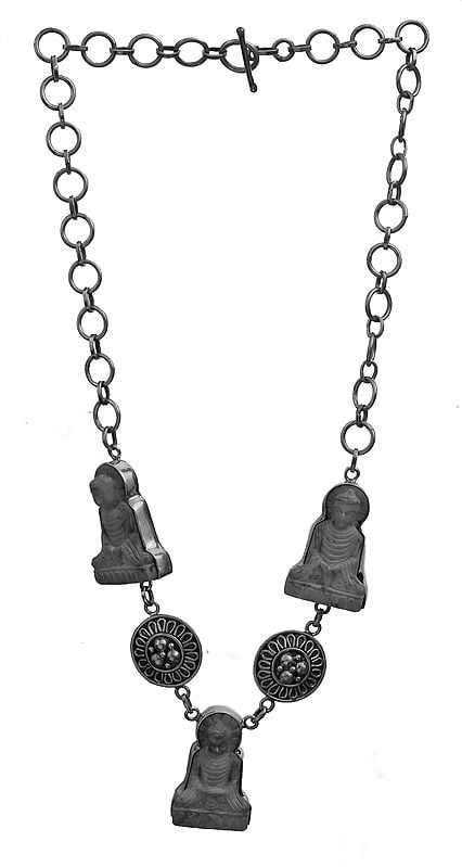 Lord Buddha (Carved in Stone) Necklace