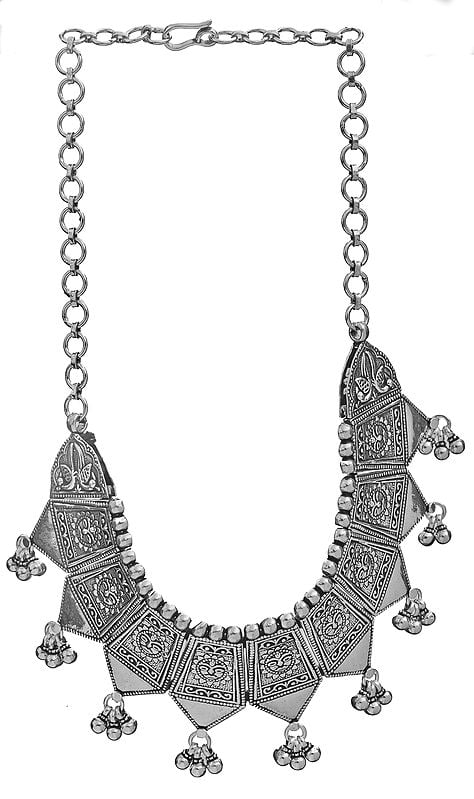 Lord Surya Ethnic Necklace with Charms