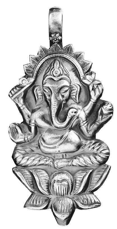Kamalasana Ganesha Pendant
