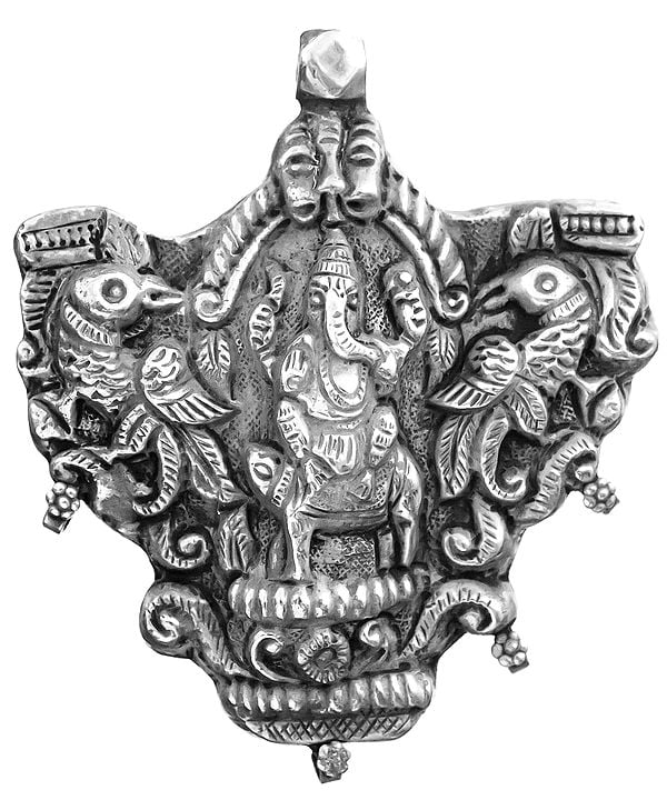 Sterling Lord Ganesha Large Pendant