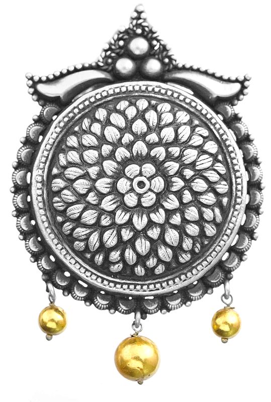 Blooming Flower Pendant (South Indian Temple Jewelry)