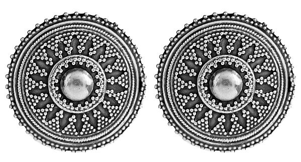 Chakra-Shape Post Earrings