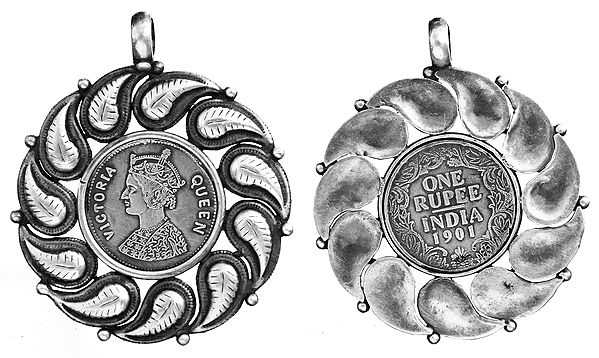Queen Victoria Double-Sided Coin Pendant