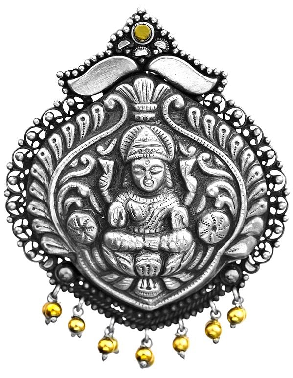 Devi Lakshmi Pendant (South Indian Temple Jewelry)