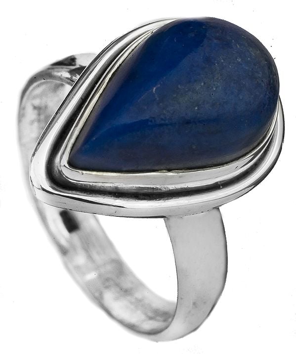 Lapis Lazuli Tear Drop Ring