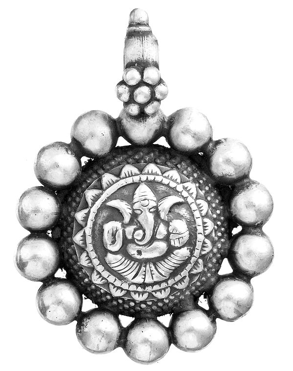 Lord Ganesha Pendant (South Indian Temple Jewelry)