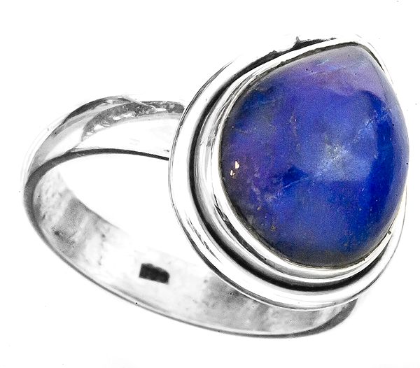 Lapis Lazuli Drop Ring