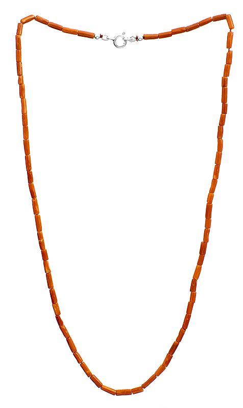Coral Tubes Necklace