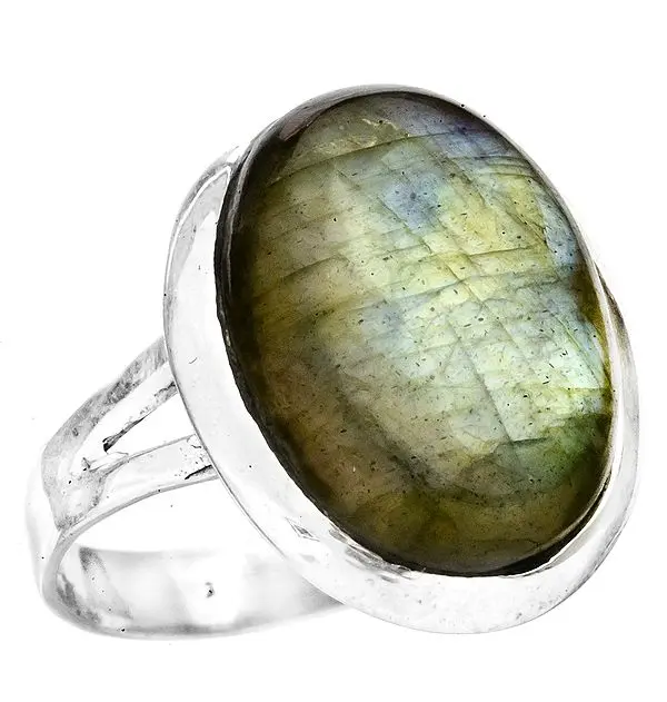 Labradorite Oval Ring