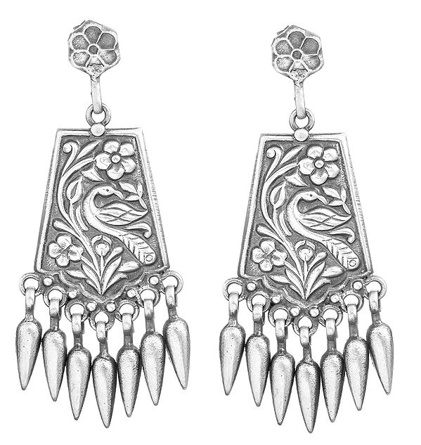 Peacock Spike Earrings