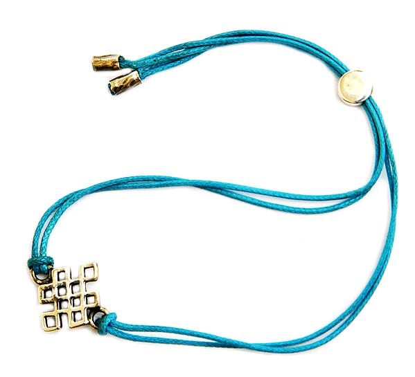 Endless Knot (Ashtamangala) Cord Bracelet