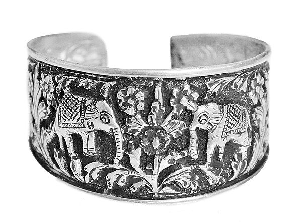 Tree of Life with Elephant Pair Bracelet