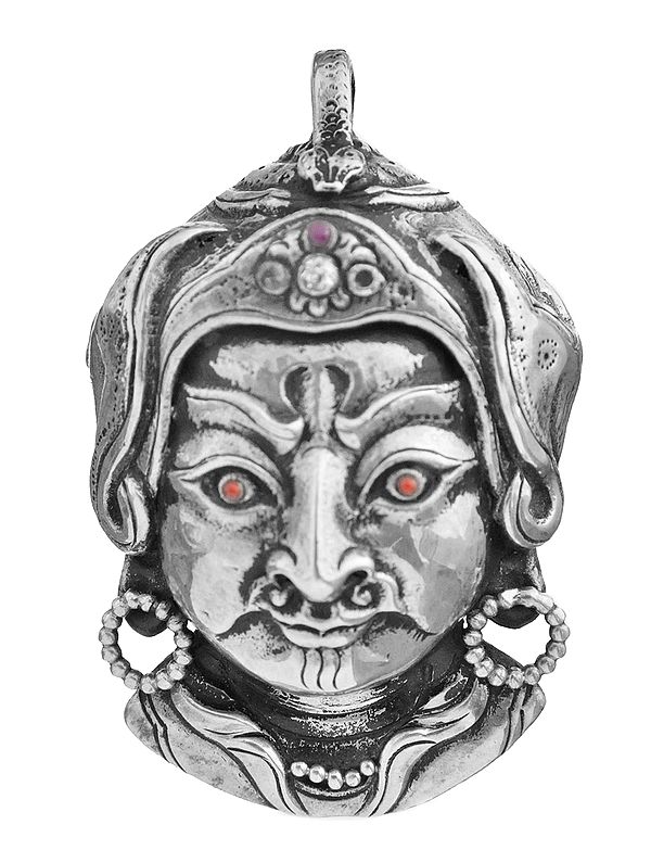 Guru Padmasambhava Face Pendant (Made in Nepal)