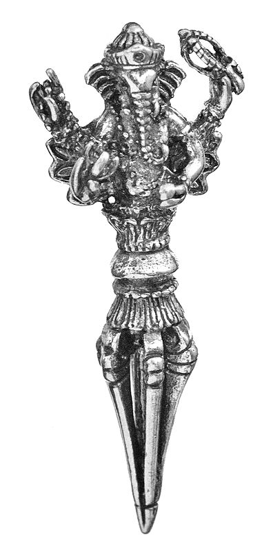 Lord Ganesha Phurpa Pendant