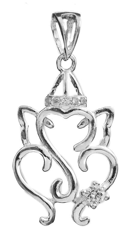 Lord Ganesha Sterling Silver Pendant