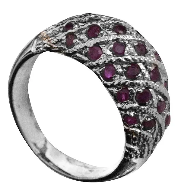 Sterling Silver Gemstone Ring